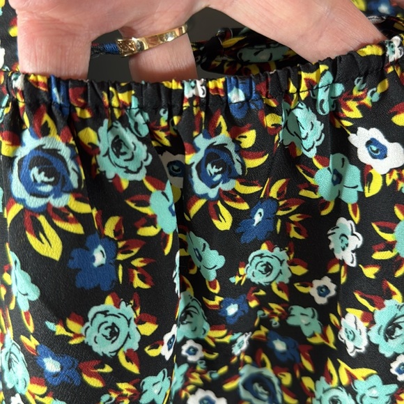 Volcom black, yellow, blue & white floral strappy Corset sundress SKU0581 - Picture 12 of 12